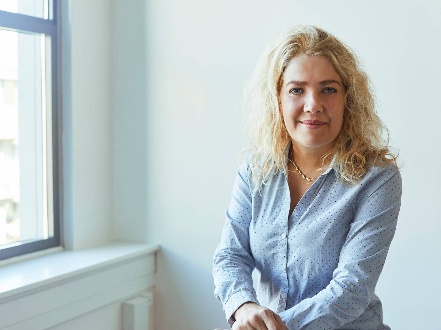 DM's forperson, Camilla Gregersen, får efter planen omkring 10.000 nye medlemmer til november næste år, når Kommunikation og Sprog fusionerer med DM. | Foto: Rasmus Kongsgaard/DM/Pressefoto
