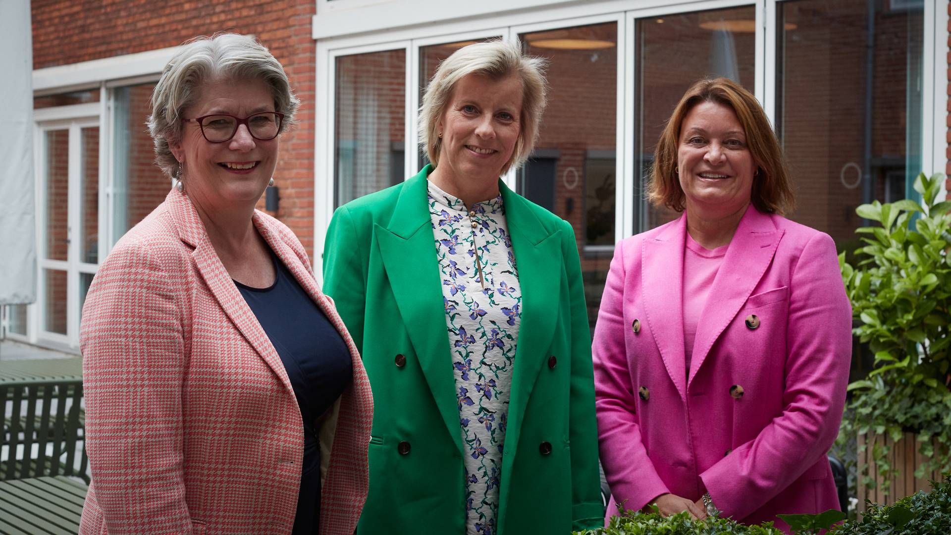 Gitte Lillelund Bech, Vibeke Bendix Didriksen og Henriette Dræbye Rosenquist er nye medlemmer af kvindenetværket Wilds bestyrelse. | Foto: Wild / Pr