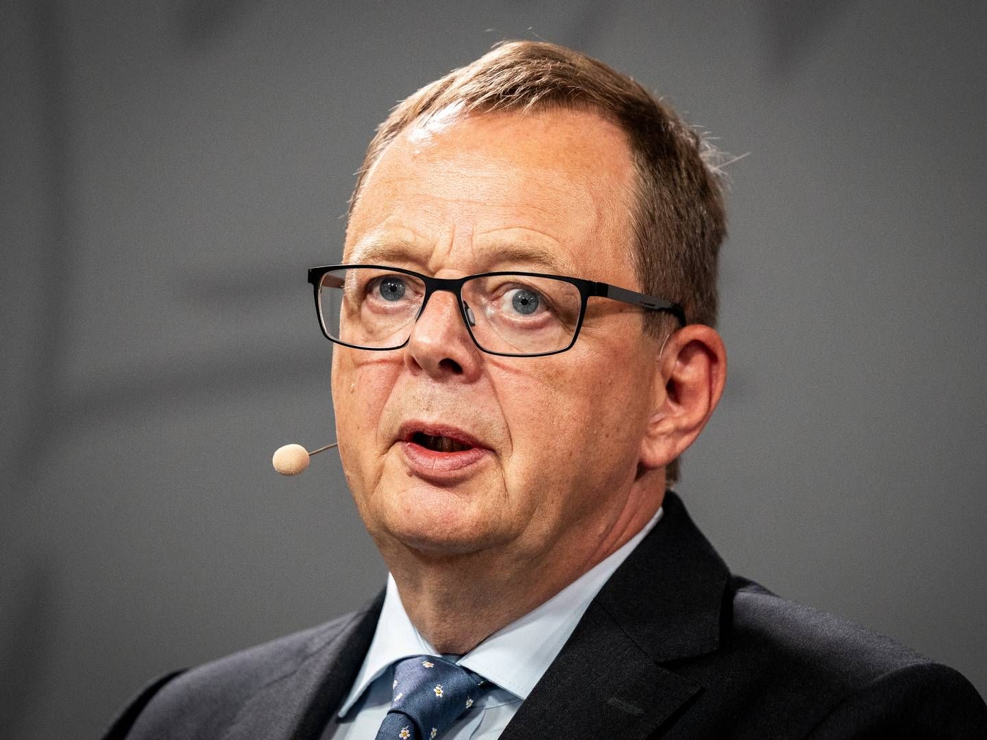 Nationalbankdirektør Christian Kettel Thomsen holdt i sidste uge pressemøde. | Photo: Ida Marie Odgaard