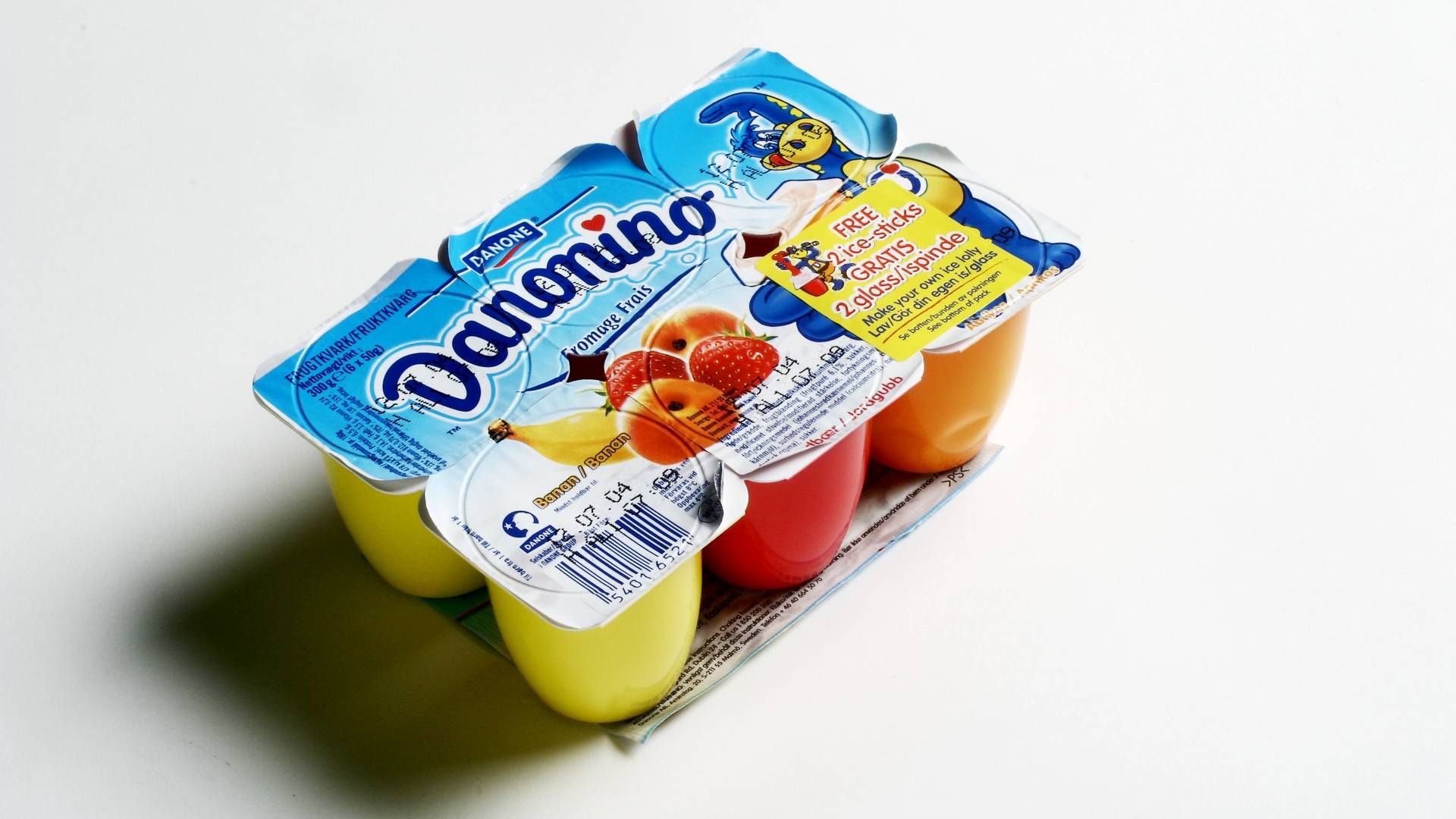 Danone står bl.a. bag Danino-yoghurten. | Foto: Carsten Ingemann