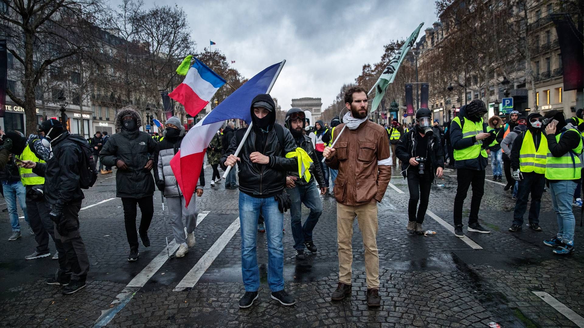 Stigende brændstofpriser i Frankrig førte i 2018 til demonstrationer og bevægelsen "De gule veste." | Foto: Jacob Ehrbahn
