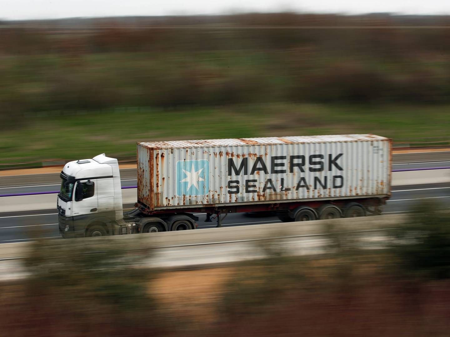 Over to uger har Mærsk testet brugen af ellastbiler i Brasilien. | Foto: Andrew Boyers/Reuters/Ritzau Scanpix