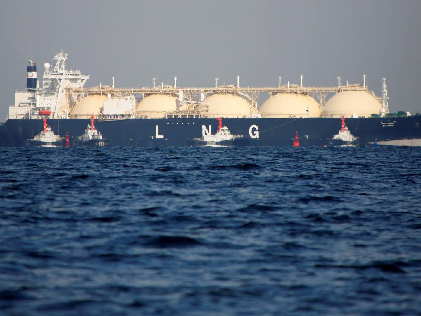 LNG is seen by several players as a transitional fuel in shipping's green transition. | Photo: Issei Kato/Reuters/Ritzau Scanpix