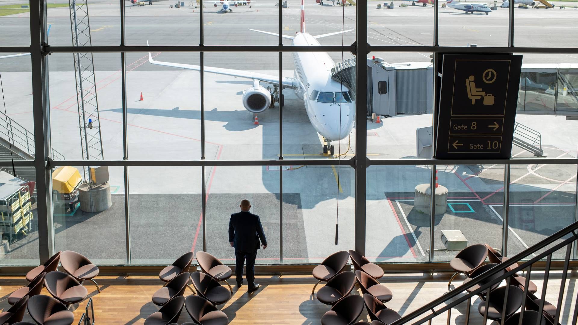 Godt 400.000 passagerer rejste gennem Billund Lufthavn i september. | Foto: Joachim Ladefoged/Ritzau Scanpix
