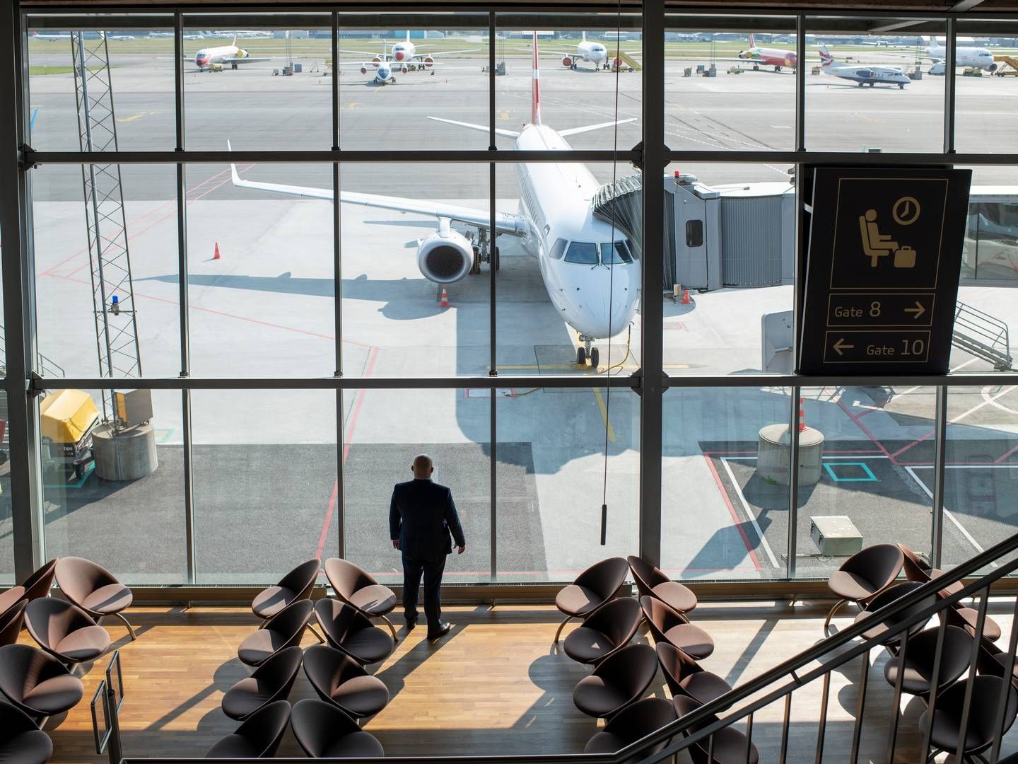 Godt 400.000 passagerer rejste gennem Billund Lufthavn i september. | Foto: Joachim Ladefoged/Ritzau Scanpix