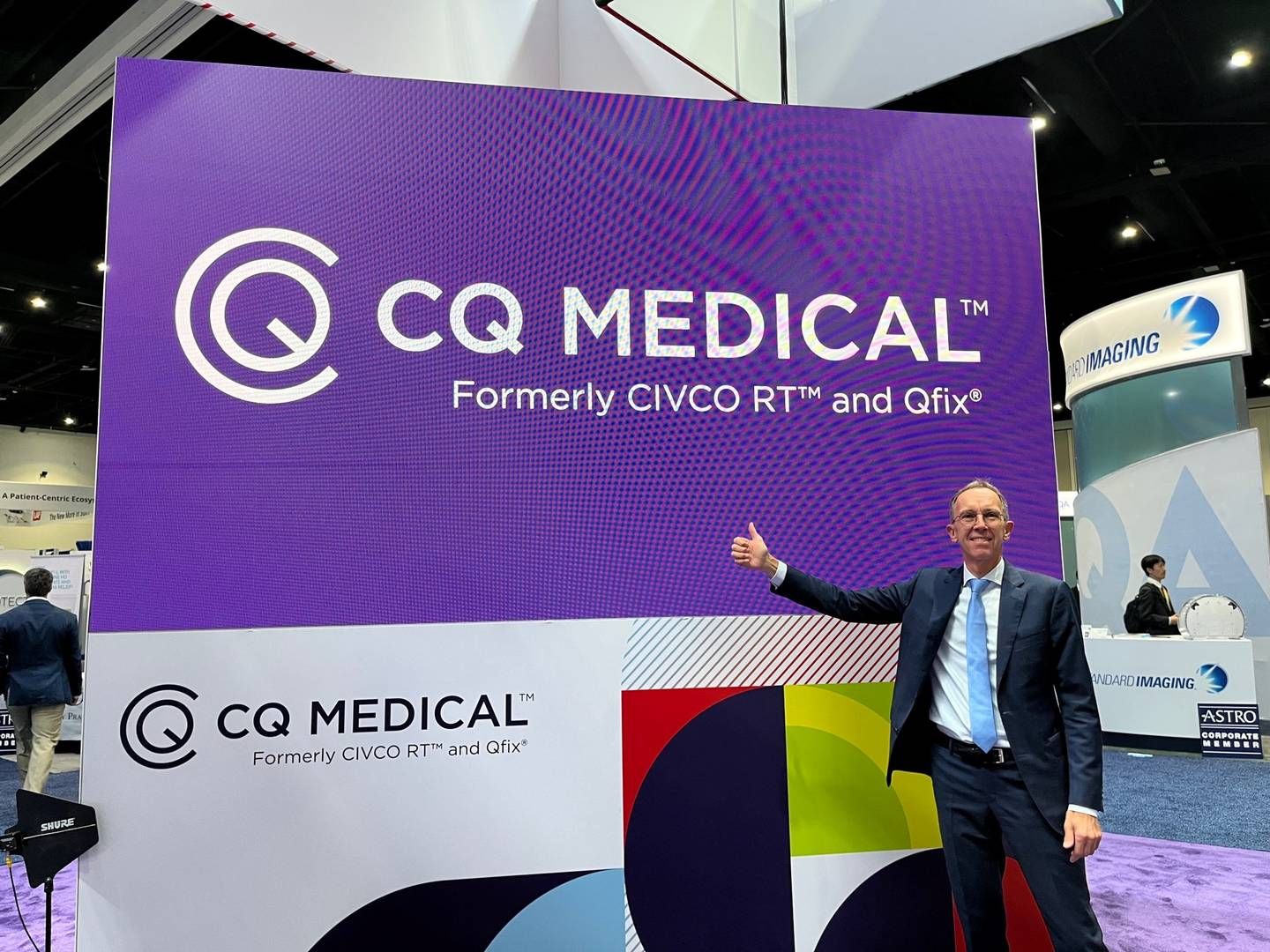 Jesper Boysen, afg. adm. direktør for Nanovi, er på konferencen Astro i USA netop nu, hvor han glæder sig over, at Nanovi efter en rekonstruktionsproces er blevet solgt til amerikanske CQ Medical. | Foto: Jesper Boysen / Privat