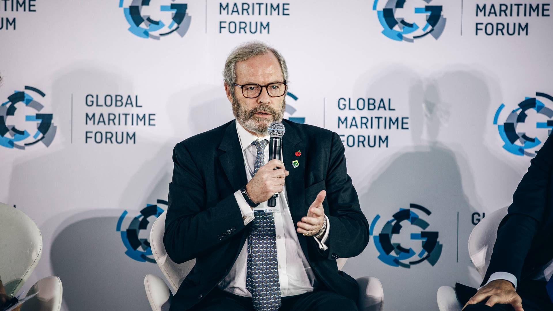 ”Vores fokus er på at arbejde sammen med vores kunder for at hjælpe dem til en grønnere, mere bæredygtig maritim fremtid," udtaler Michael Parker, der er bestyrelsesformand i Poseidon Principles | Foto: Global Maritime Forum