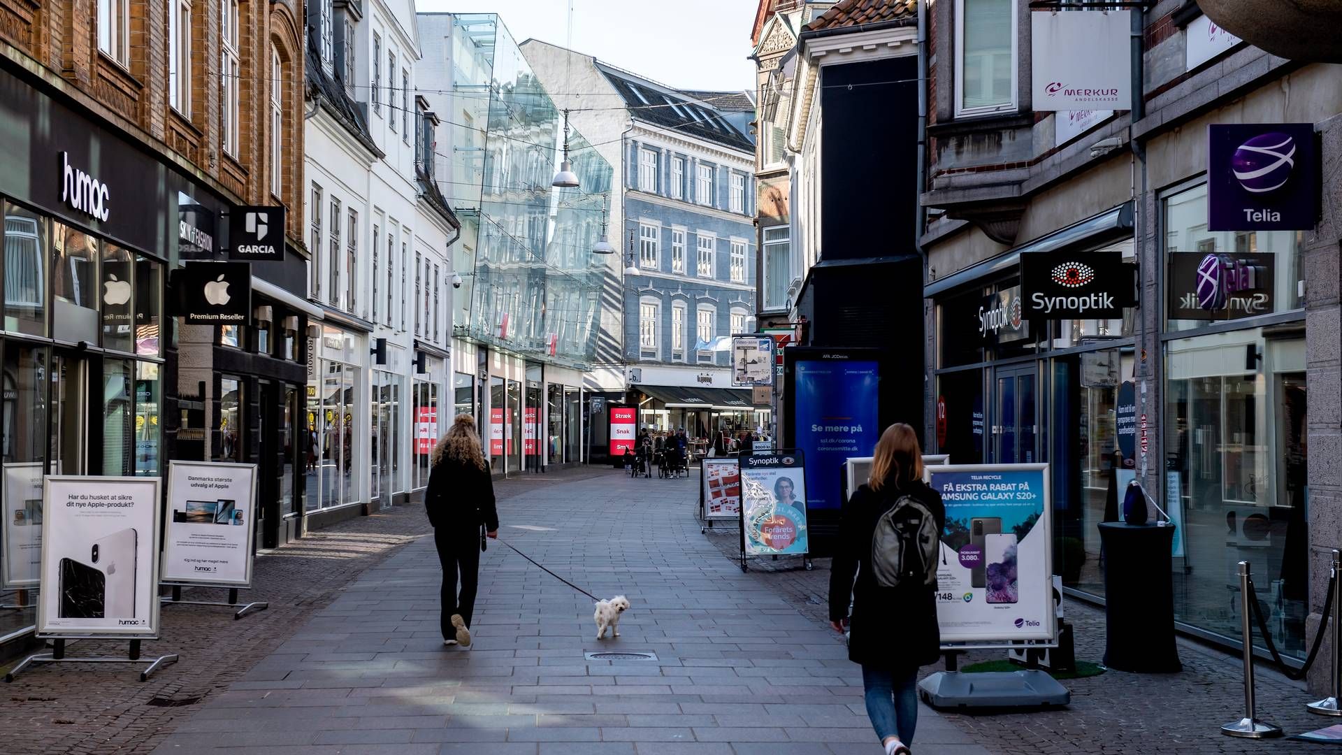 Butikstomgangen i Aalborg lyder på 2,3 pct., hvilket stadig er lavere end i København, hvor den lyder på godt 3 pct. | Foto: René Schütze