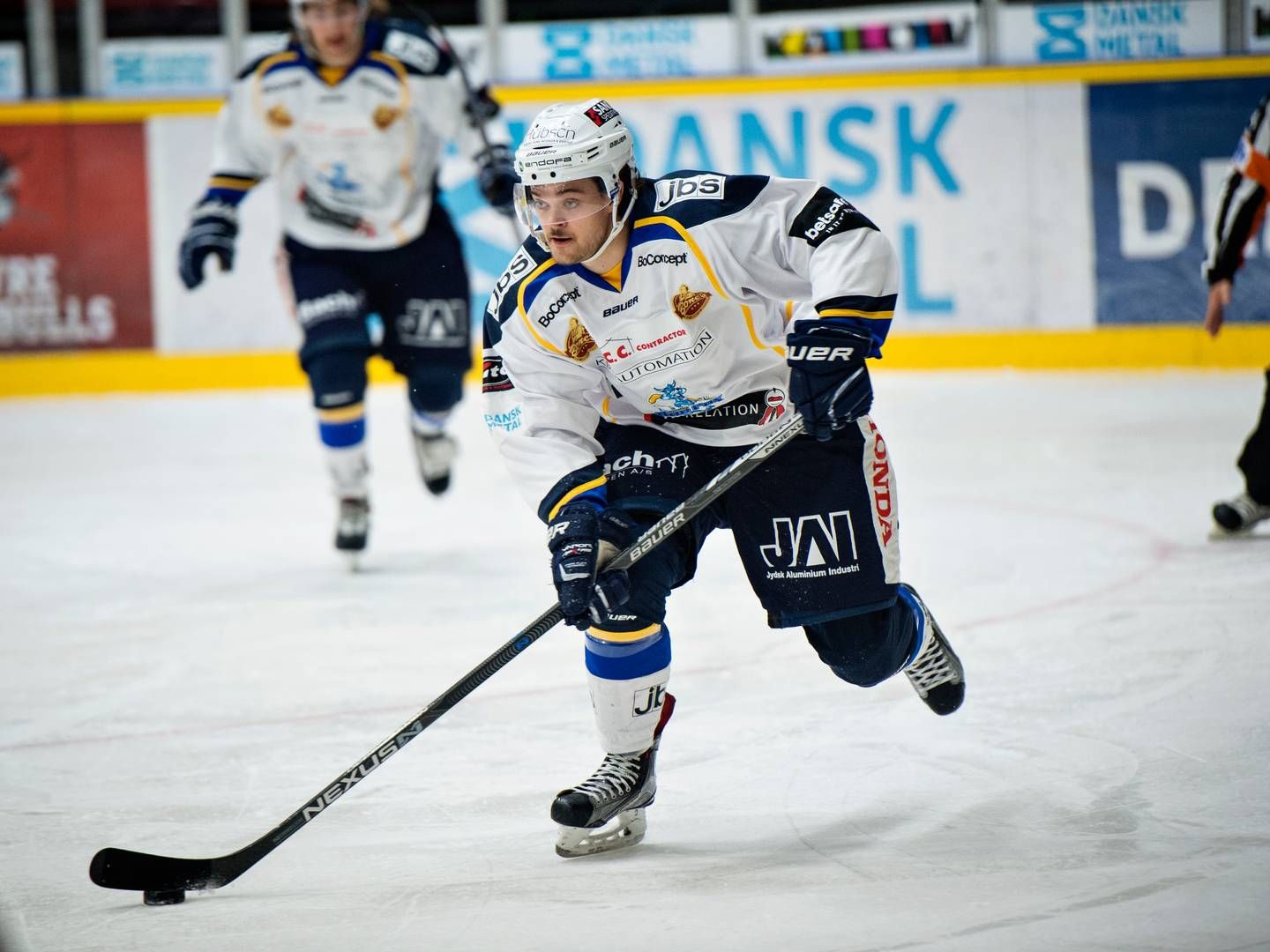 Metal Ligaen er den bedste ishockey-liga i Danmark. | Photo: Philip Davali/Ritzau Scanpix