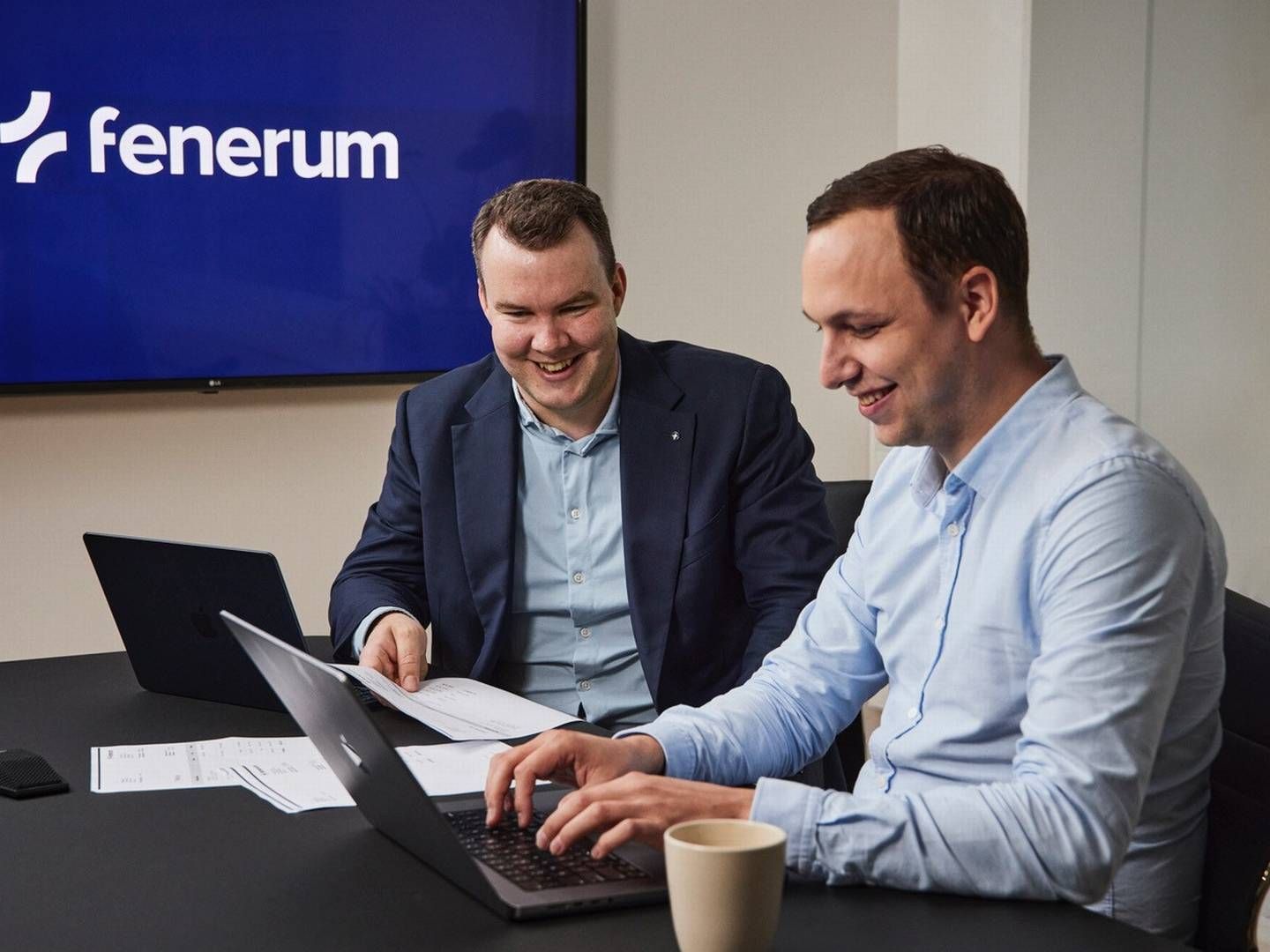 Kristian Houlberg Øllegaard (til højre) og Malte From Fanefjord stiftede i 2019 virksomheden Fenerum. Målet er at nå ud i Europa. | Foto: Fenerum
