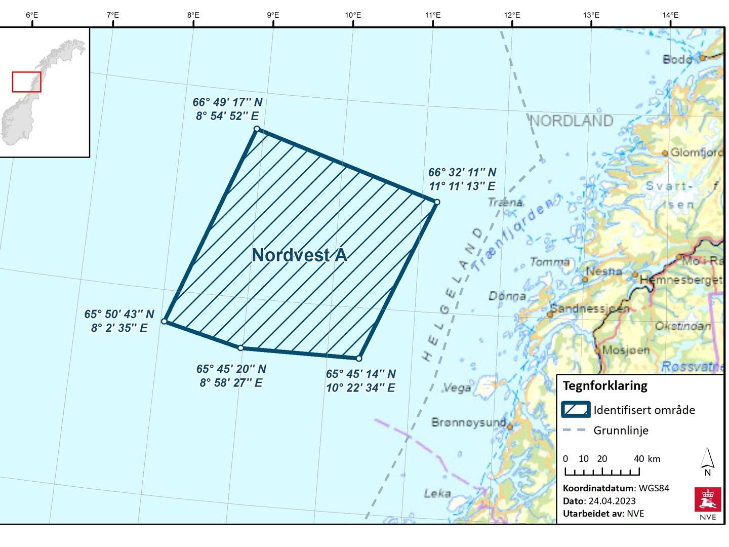 STATSBUDSJETTET: Ocean Cluster Helgeland vil ha konsekvensutredning av havvindområde inn i statsbudsjettet som legges frem fredag 6. oktober. | Foto: NVE