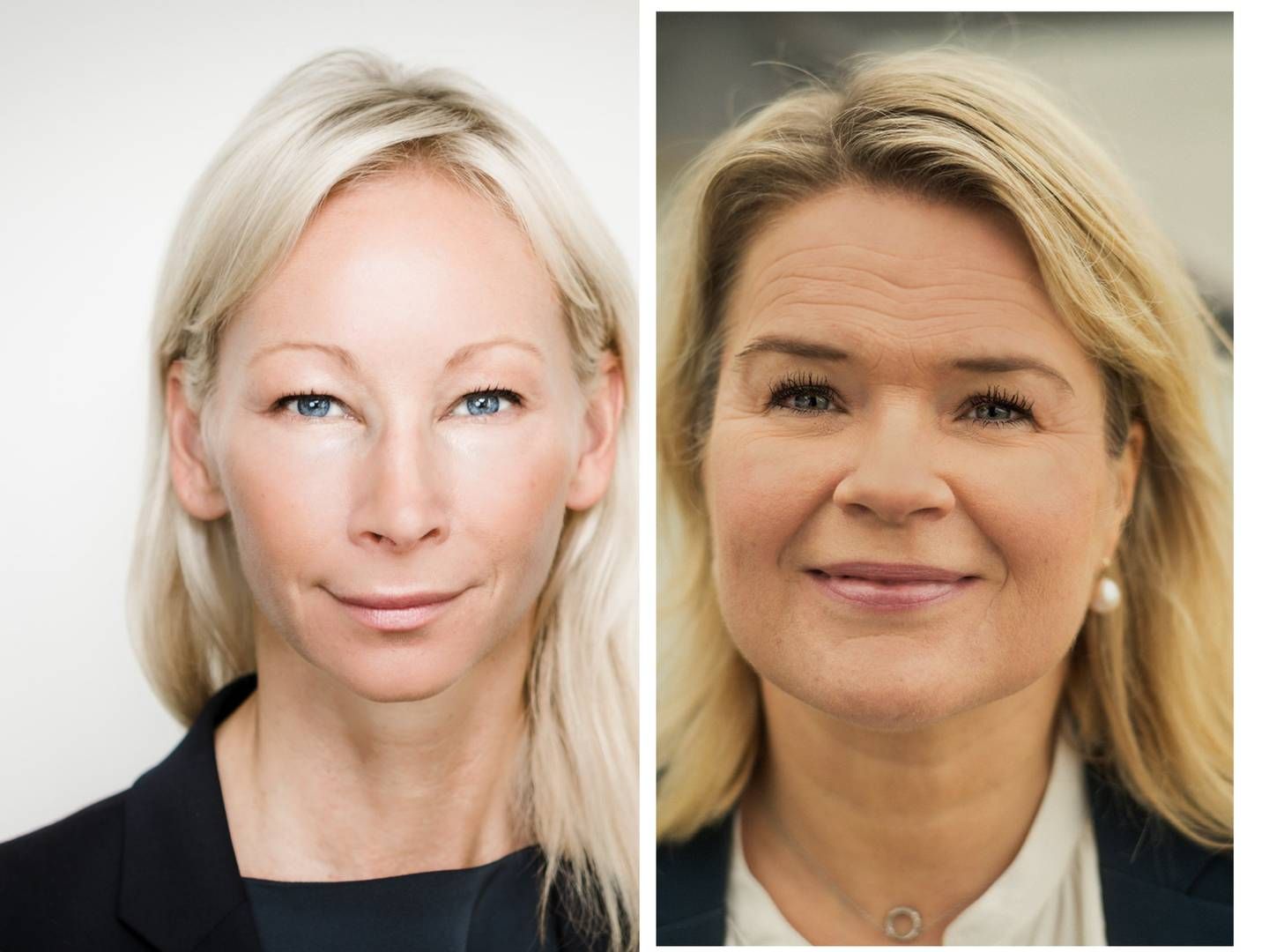 Elisabeth Sterner (left) and Charlotte Mansson of BlackRock are commenting on the manager's transition survey. | Photo: Blackrock PR / Håkan Målbäck / Jeppe Carlsen