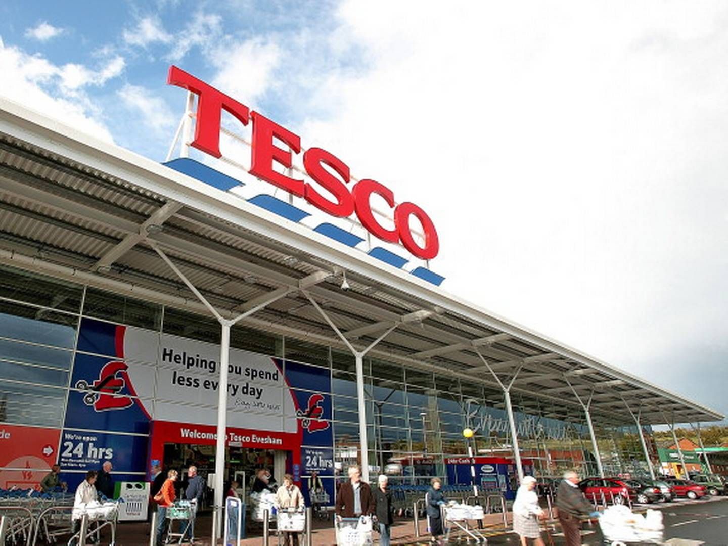 Tesco er Storbritanniens største supermarkedskæde.