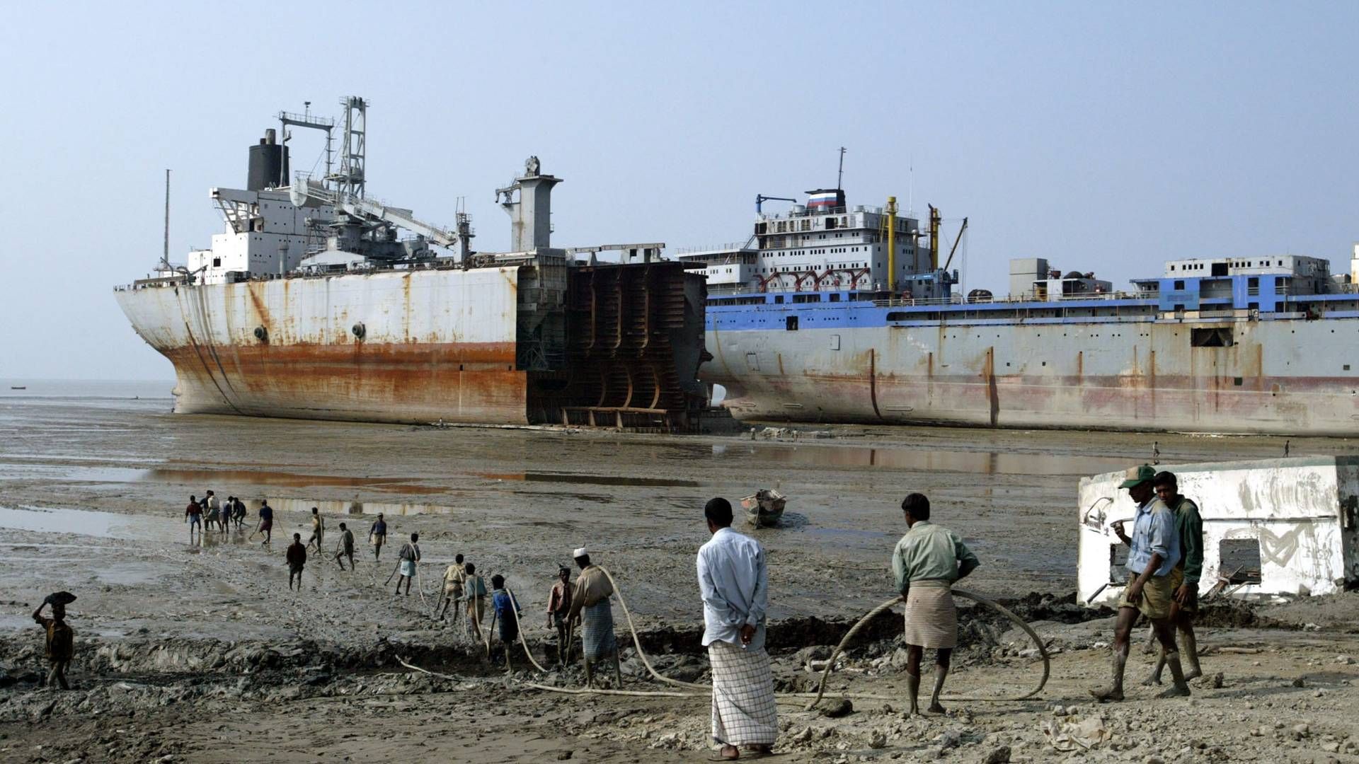 Illustrasjonsbilde. Fra et skipshuggeri i Bangladesh. Foto: NTB. | Foto: AP Photo/Aman Sharma