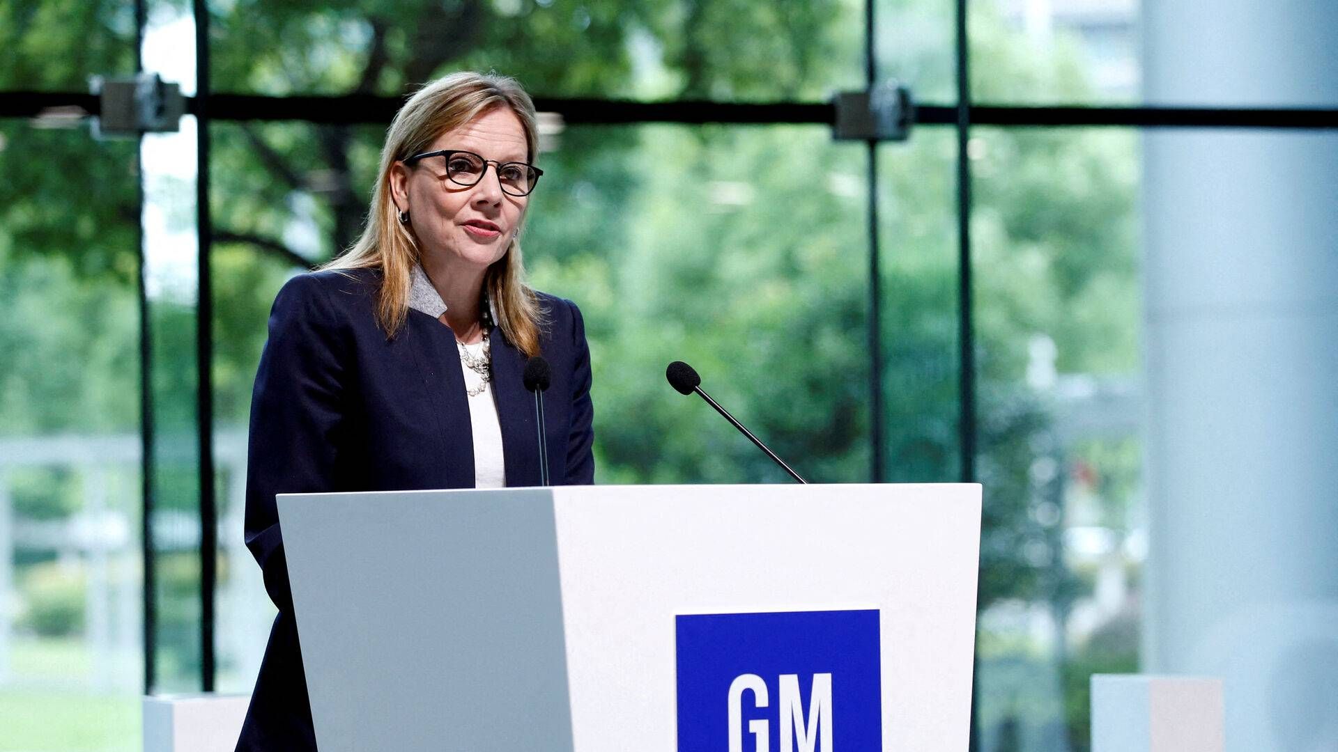 Adm. direktør for General Motors, Mary Barra. | Foto: Aly Song/Reuters/Ritzau Scanpix