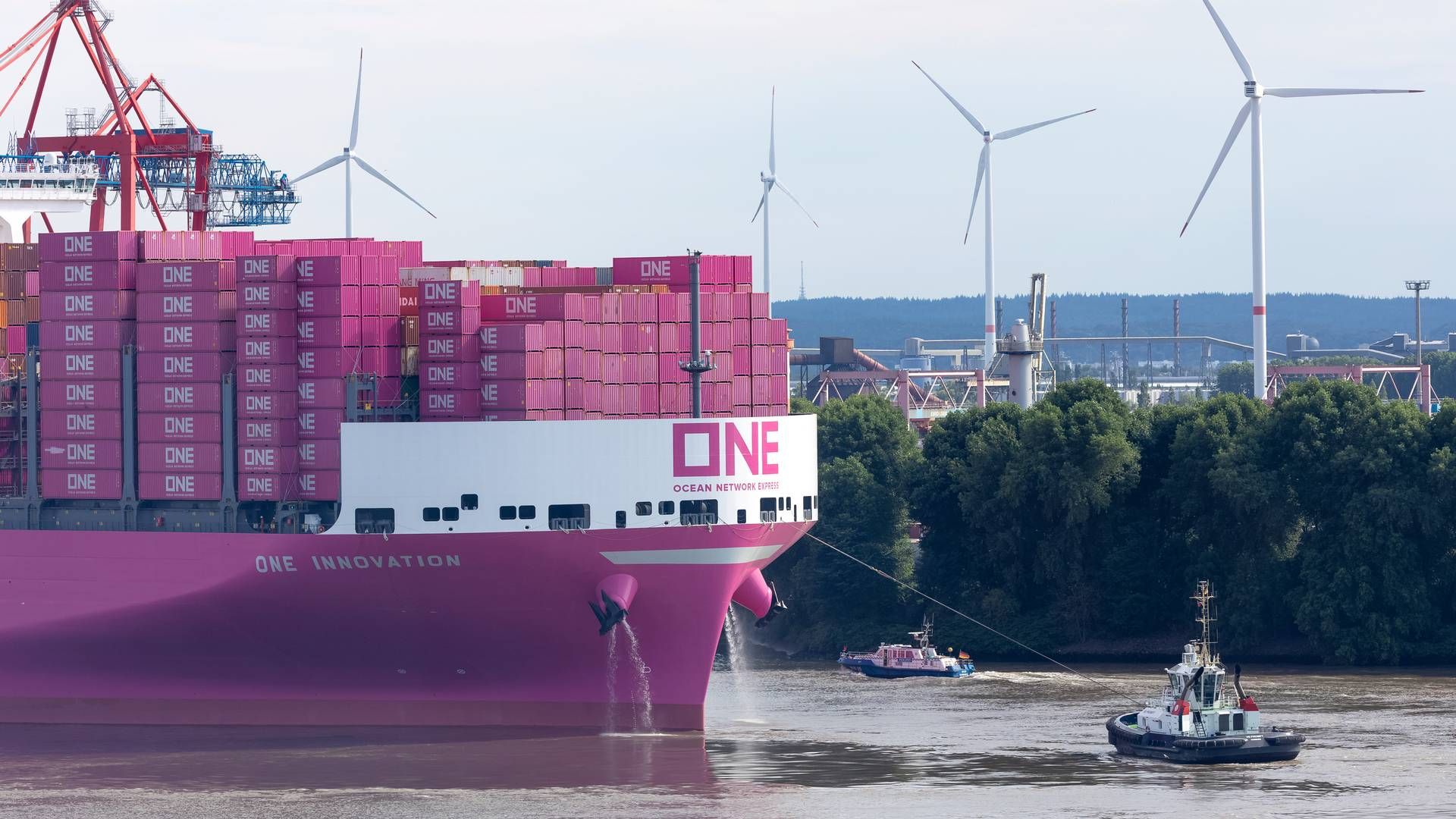 Containerrederiet ONE har sat sig som mål at tilføje skibe med en samlet kapacitet på 150.000 teu til sin flåde hvert år frem til 2030. | Foto: Bodo Marks/AP/Ritzau Scanpix