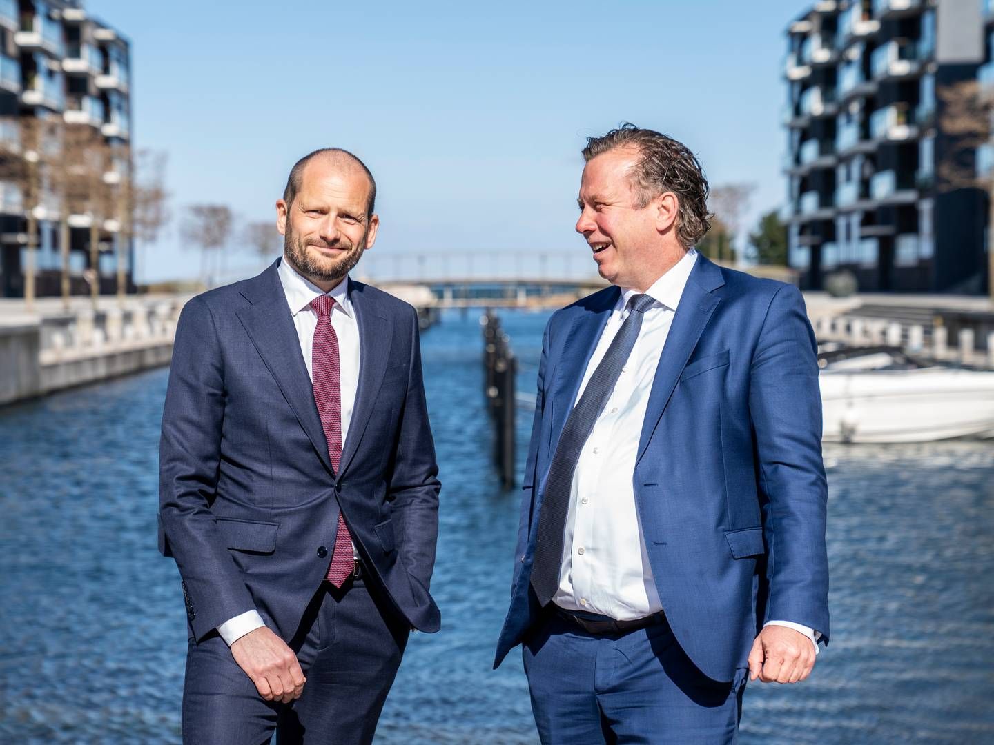 Tobias Vieth (tv.) og Martin Kirkegaard er henholdsvis bestyrelsesformand og direktør i Lundgrens. | Foto: Stine Bidstrup