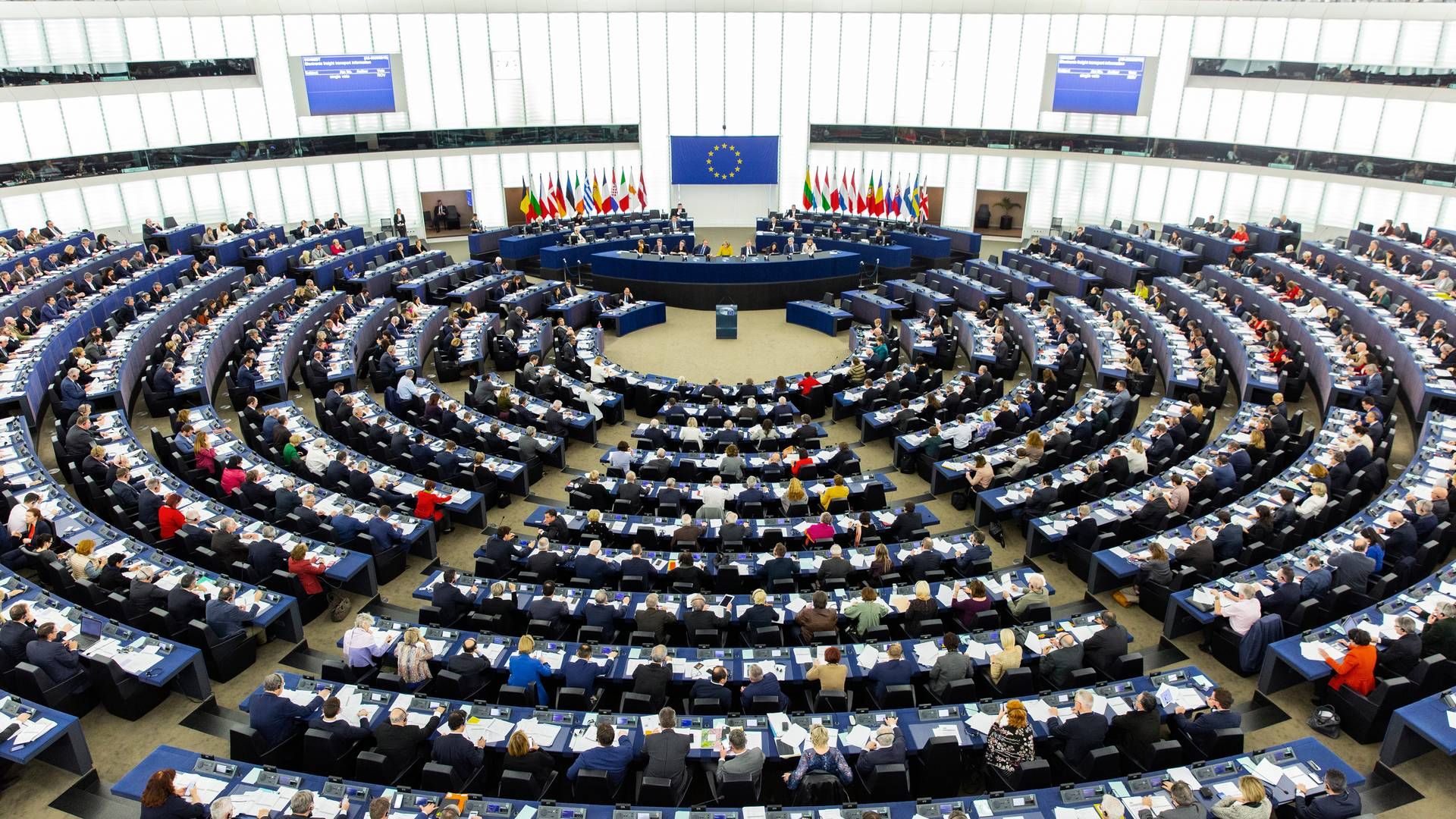 Europa-Parlamentet i Strasbourg. | Foto: Jens Hartmann