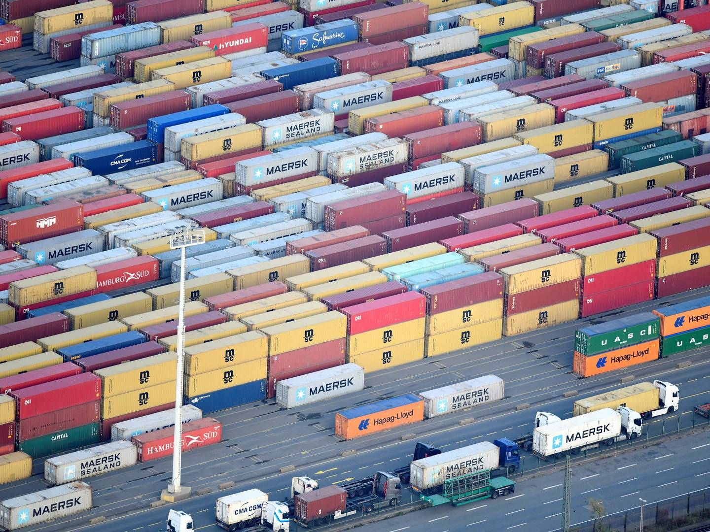 Containere bliver i stigende grad brugt til at indsmugle store mængder kokain via Europas storhavne. | Foto: Fabian Bimmer/Reuters/Ritzau Scanpix