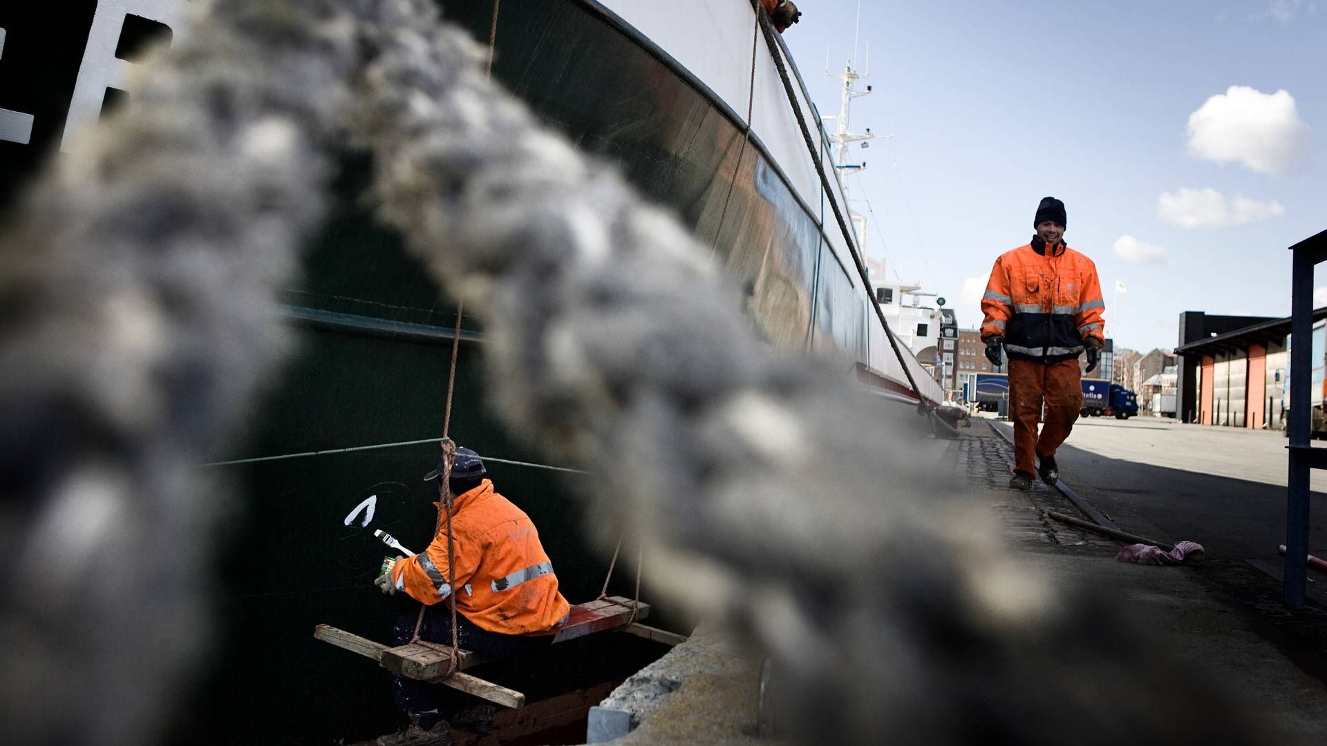 Ny rapport viser, at 17 pct. af søfarende på danske skibe har været udsat for mobning. | Foto: Emil Ryge Christoffersen/Ritzau Scanpix