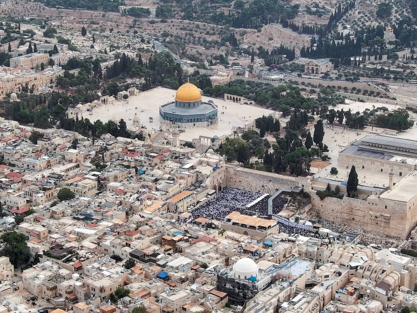 Græde muren i den gamle bydel i Jerusalem | Foto: Ilan Rosenberg