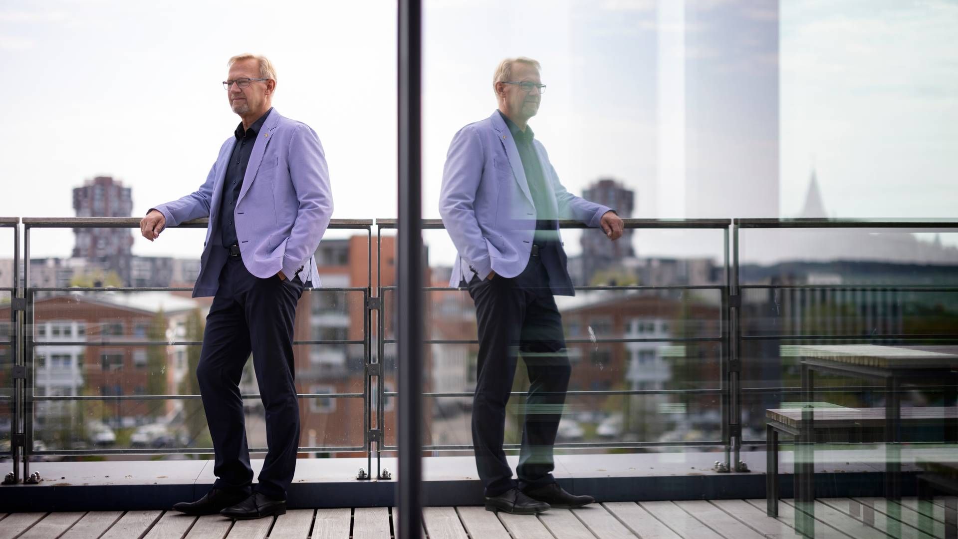 Anders Dam har været kendt for sin uformelle kommunikationsstil i spidsen for Jyske Bank. | Foto: Casper Dalhoff