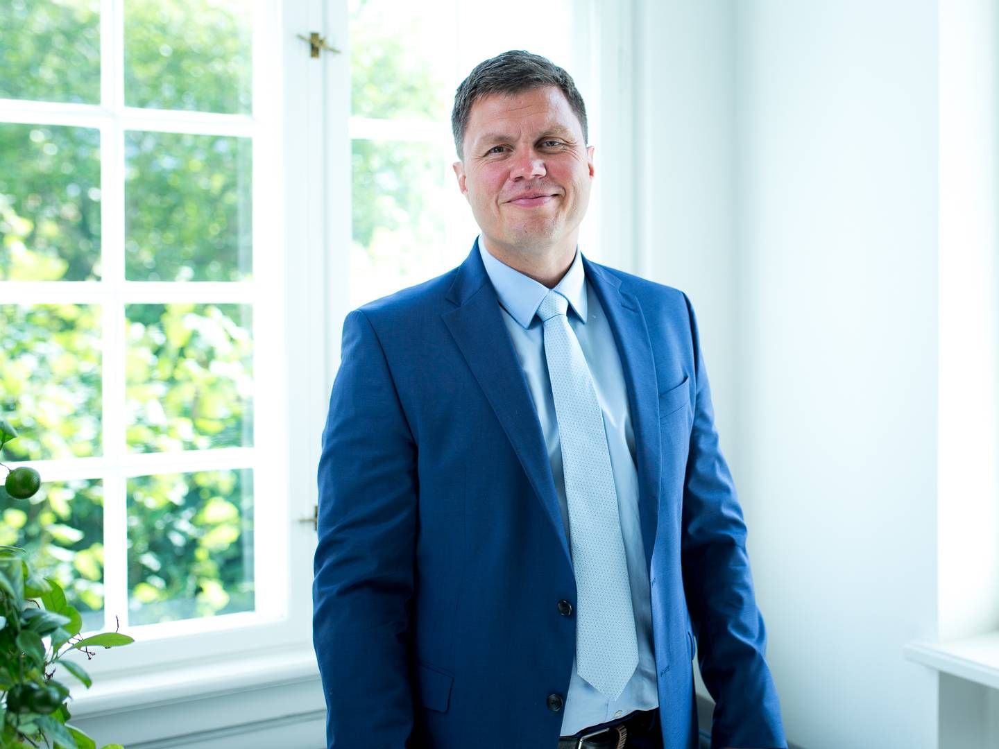 "Jeg sidder jo på 90 pct. af aktierne, så det er jo meget mit humør, der afgør, hvilken vej vi skal gå," siger adm. direktør hos Blue Capital Martin Kibsgaard Jensen. | Foto: PR / Blue Capital