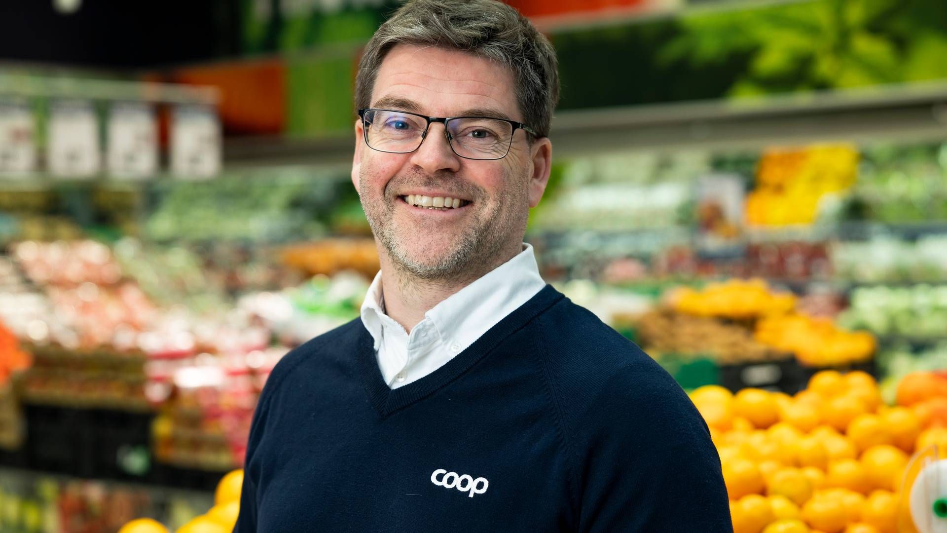 Kommunikasjonsdirektør Harald Kristiansen i Coop ser alvorlig på butikkdøden på Vestlandet.