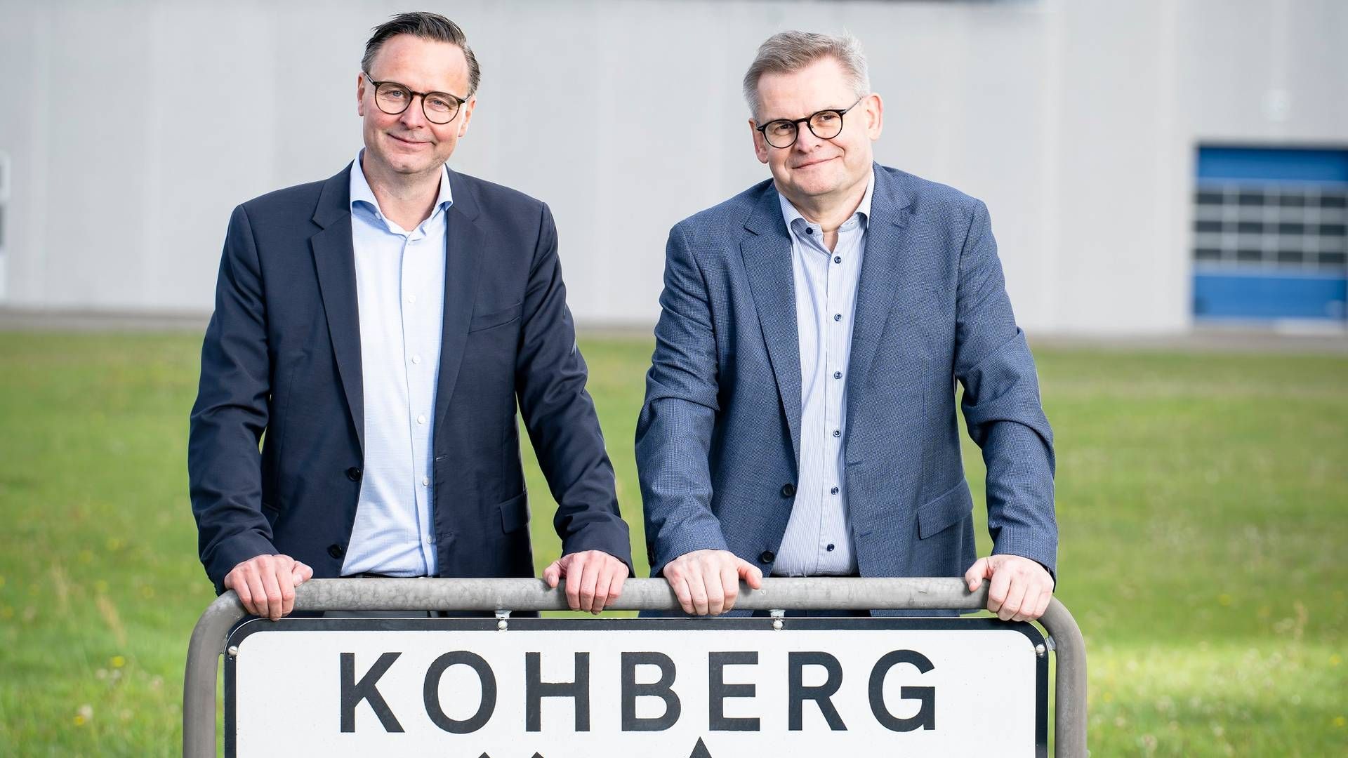René Normann Christensen (th) giver direktørstafetten videre til Søren Bender Egesborg fra 1. december i år. | Foto: Pr/kohberg