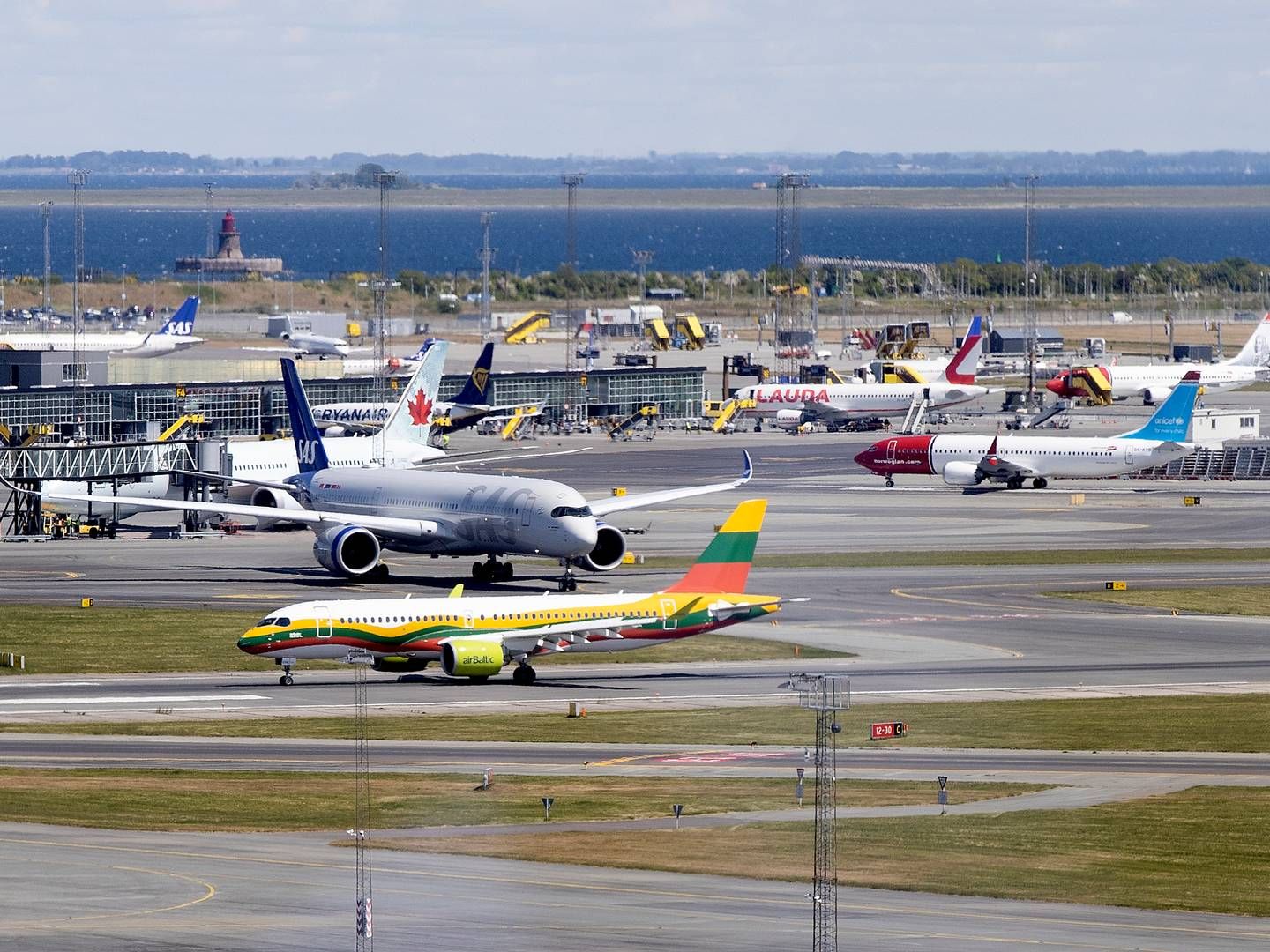 Lufthavnen i København har passagerfremgang, men er endnu ikke tilbage på 2019-niveau. | Foto: Finn Frandsen/Ritzau Scanpix