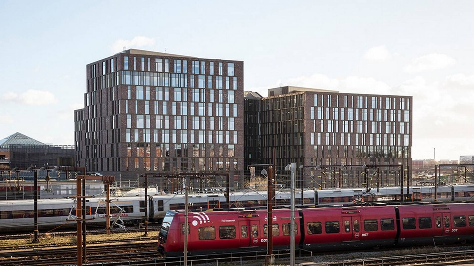 Banedanmark holder til her i bygningen på Kalvebod Brygge i København. | Foto: Pr