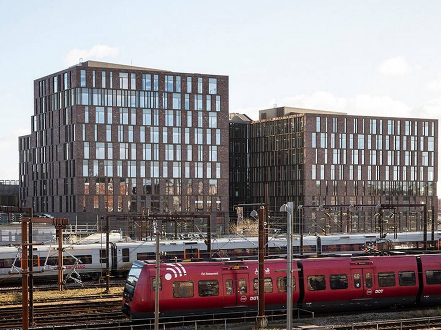 Banedanmark holder til her i bygningen på Kalvebod Brygge i København. | Foto: Pr