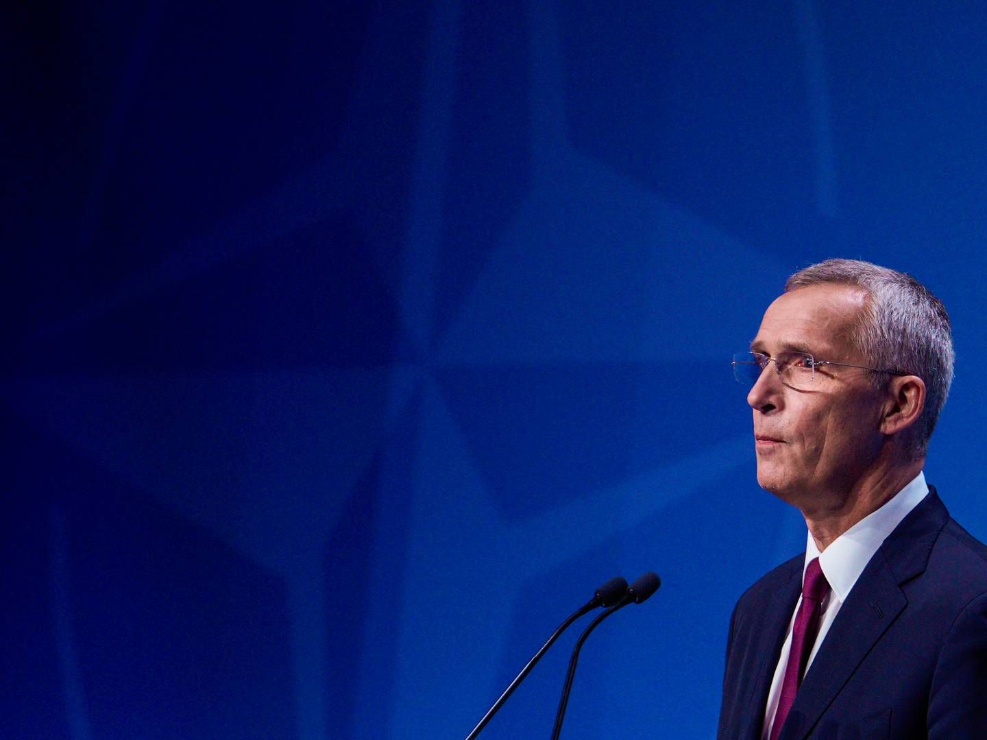 VIL SVARE: Nato-sjef Jens Stoltenberg varsler samlet svar hvis det kommer bevis for at gassrørledningen mellom Finland og Estland ble angrepet. | Foto: Javad Parsa / NTB