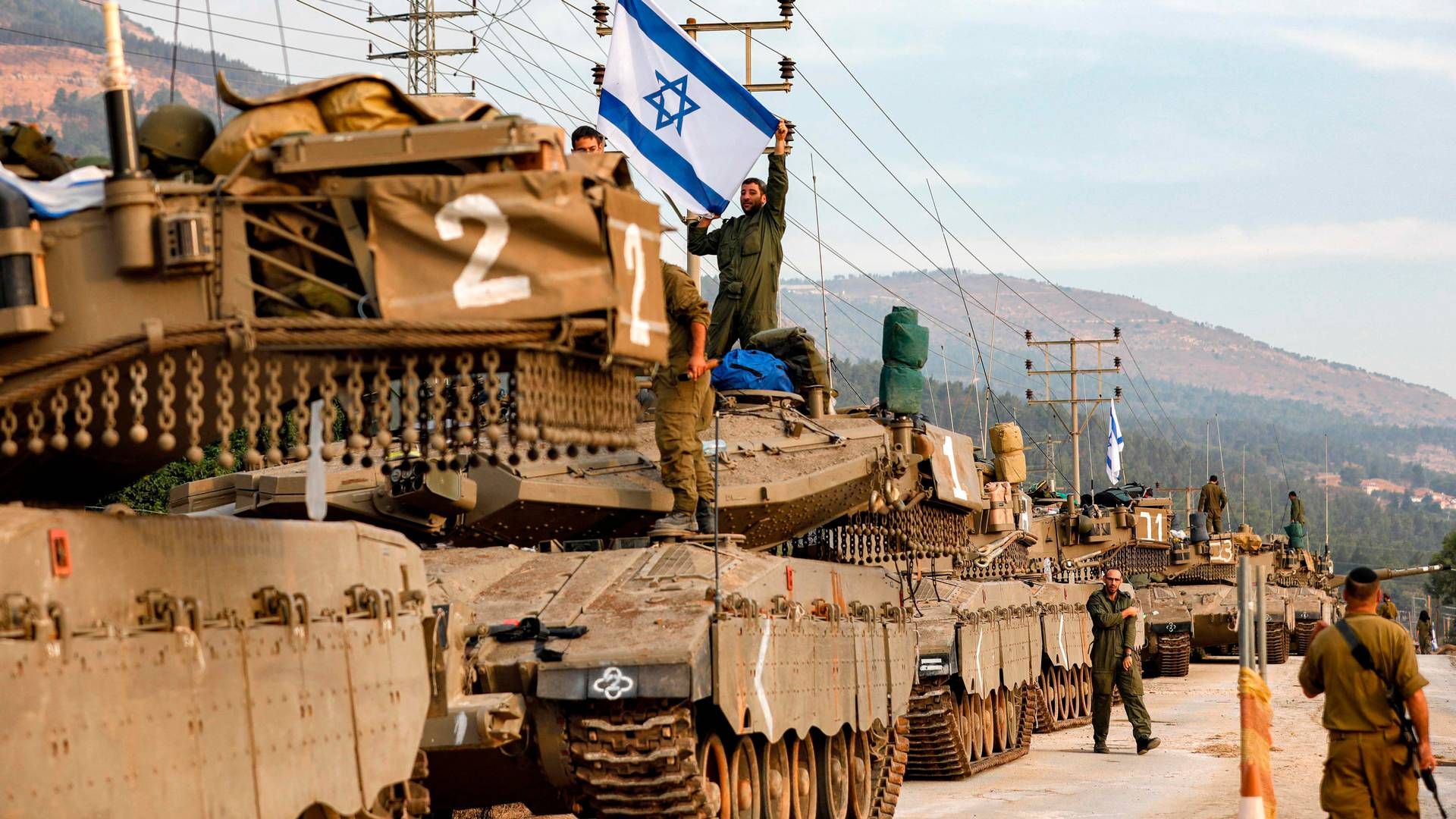 Konflikten har ført til stor mobilisering i Israel. | Foto: Jalaa Marey