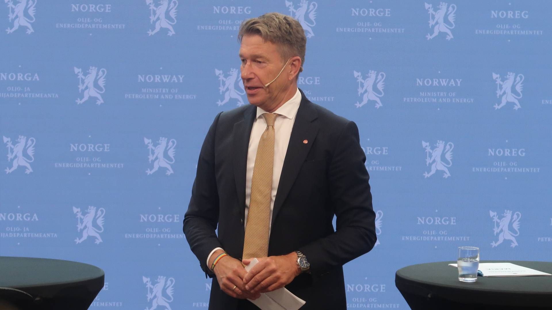 Norwegian Minister of Energy Terje Aasland.