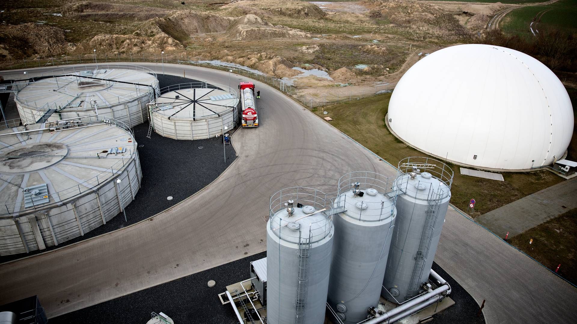 Maabjerg Energy Centers biogasanlæg. | Foto: Joachim Adrian