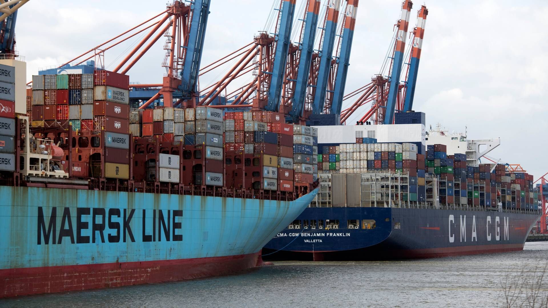 De store rederier har i årevis nydt godt af en undtagelse fra de europæiske konkurrenceregler, som betyder, at de både må dele oplysninger om kunder og plads på hinandens containerskibe. | Foto: Malte Ossowski/AP/Ritzau Scanpix