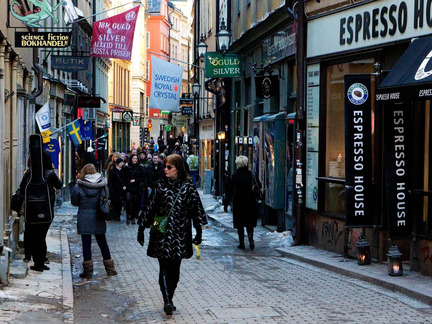 Ventureinvestoren Luminar Ventures har hovedsæde i Sveriges hovedstad, Stockholm. Her er det et billede fra de smalle gader i den gamle bydel på øen Gamla Stan | Foto: Finn Frandsen