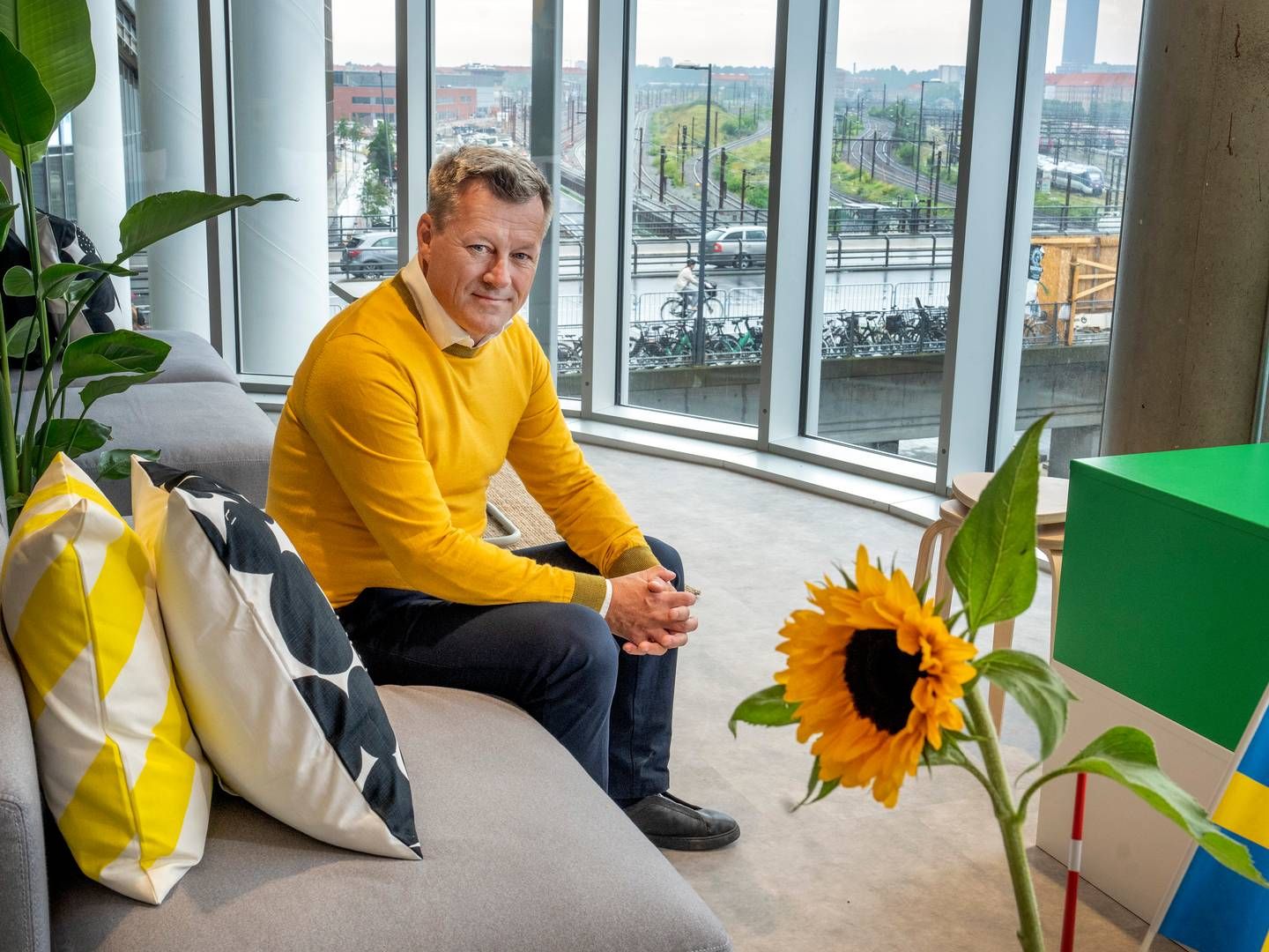 Ifølge Ikea-topchef Jesper Brodin er det både vigtigt etisk, brandingmæssigt og økonomisk, at store globale virksomheder som Ikea tør at stille sig i front for forandringer. | Foto: Stine Bidstrup