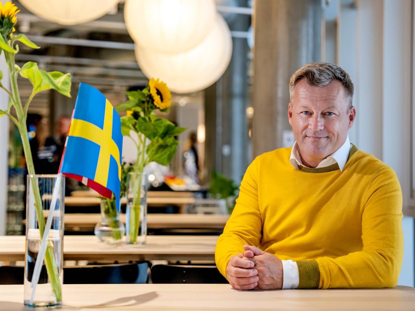 Jesper Brodin og resten af Ikea har god grund til at kippe med flaget efter en salgsvækst i 2022/23. | Foto: Stine Bidstrup