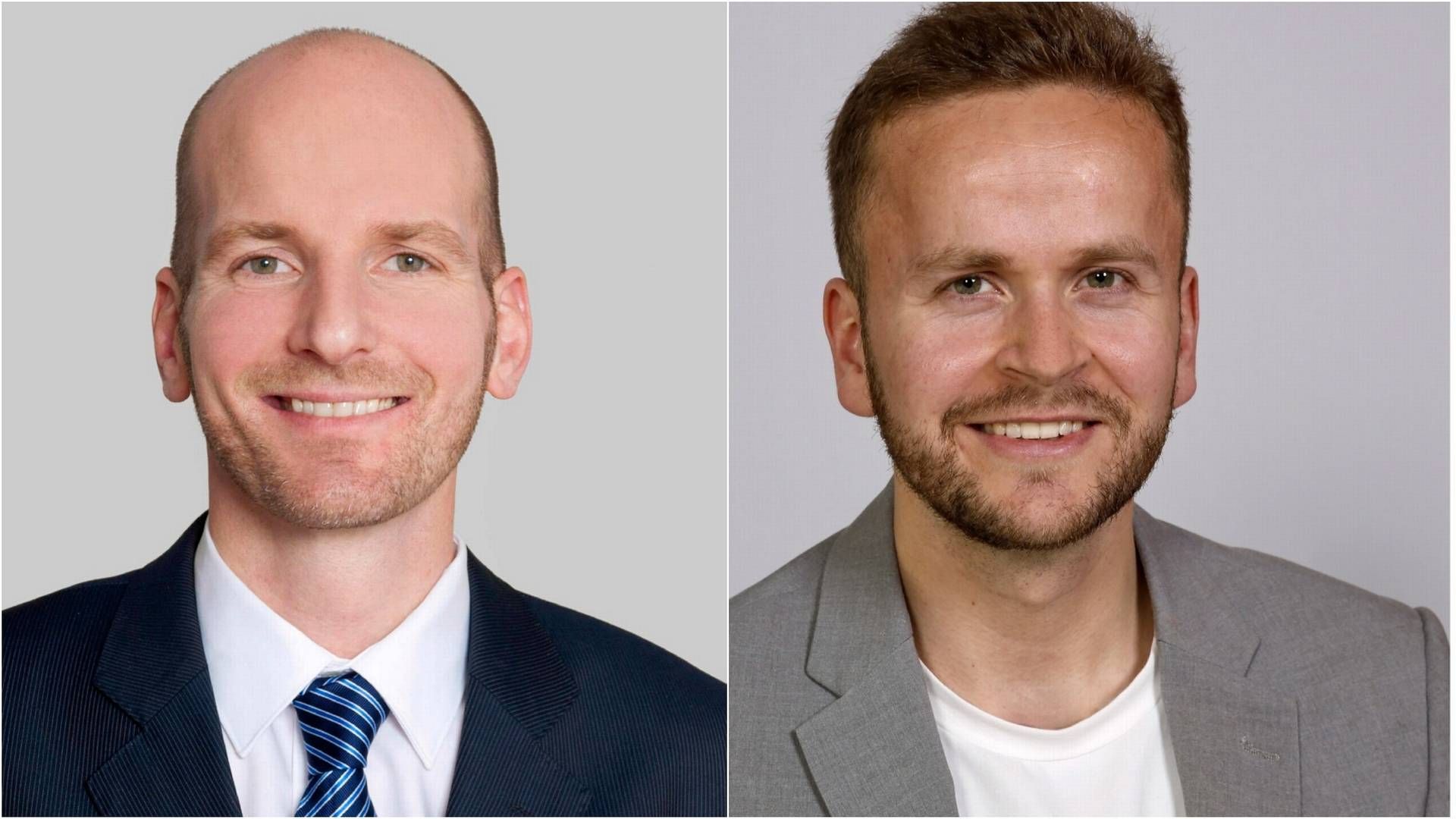 SAMARBEIDER: Jon Harry Dahlberg Årstad, administrerende direktør i Newsec, og Gustav Haaland, daglig leder i Ei Solutions. | Foto: Newsec og Multifoto. Collage: EiendomsWatch