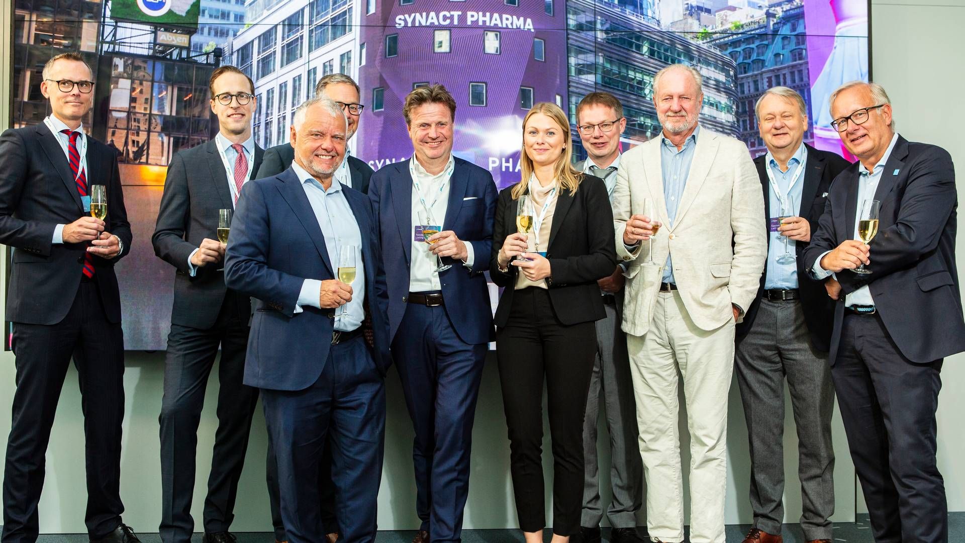 Glæden var stor, da Synact Pharma gik på børsen i Sverige i 2016. Siden er aktiekursen dykket betydeligt. | Foto: Synact Pharma