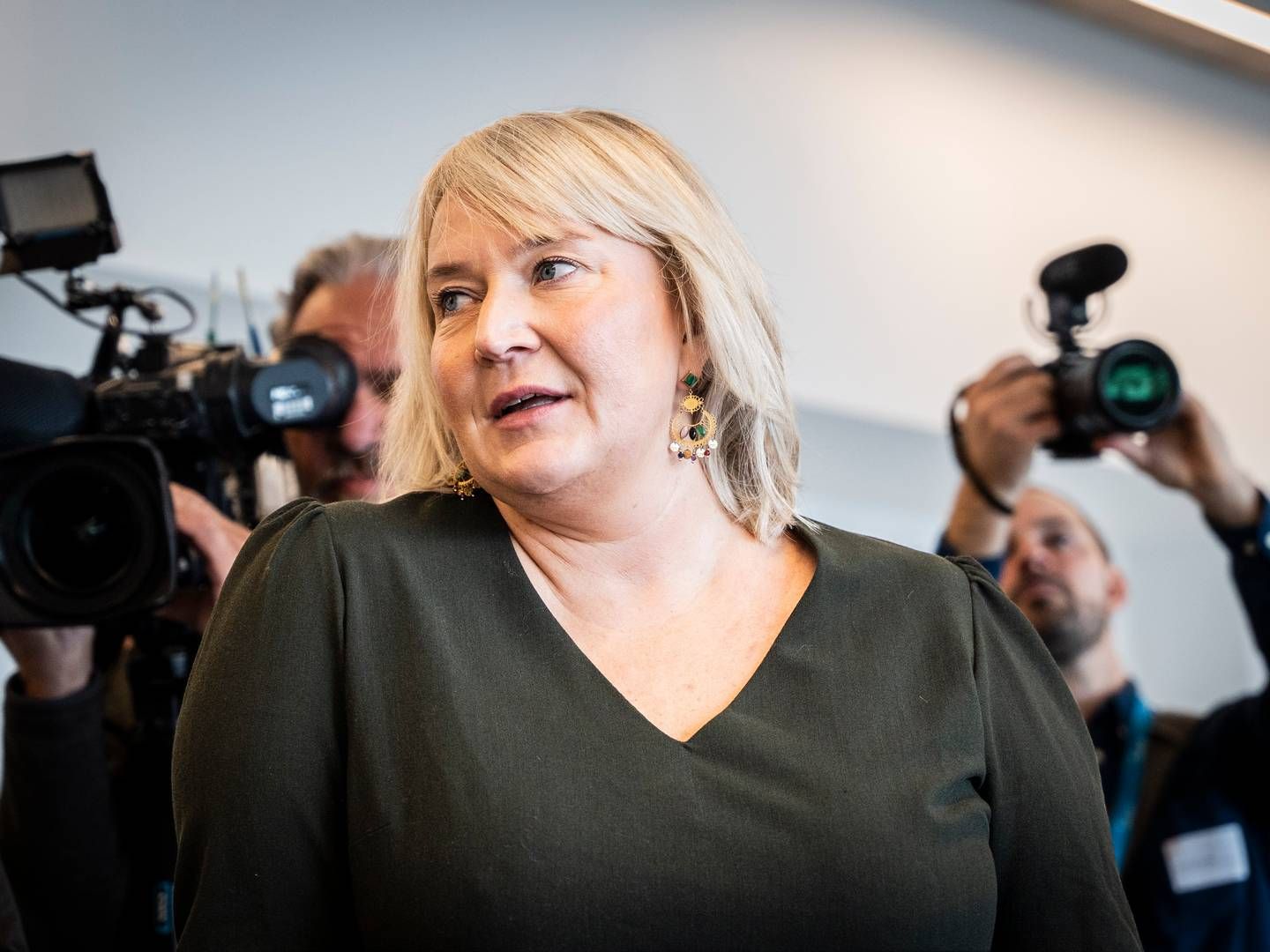 ”Vi starter op med et nyt satsningsområde, som det her i virkeligheden er. Så skal man starte i et tempo, hvor pengene kan finde anvendelse,” siger Christina Egelund, uddannelses- og forskningsminister (M). | Foto: Emil Nicolai Helms