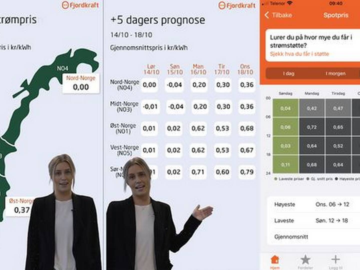 VARSEL: Den nye Fjordkraft-appen skal hjelpe Fjordkraft-kundene å planlegge forbruket fram i tid.