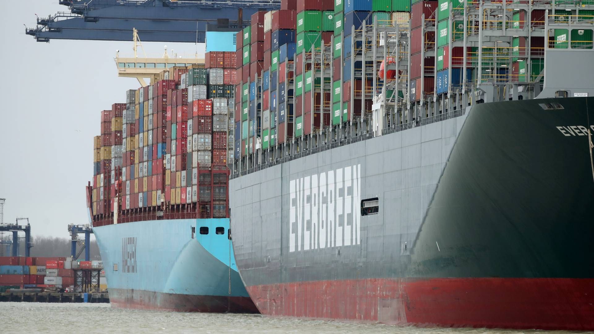 EU-Kommissionen har besluttet, at den ikke vil forlænge rederiernes undtagelse, der betyder, at de kan indgå alliancer og dele plads på skibe. | Foto: Peter Cziborra/Reuters/Ritzau Scanpix