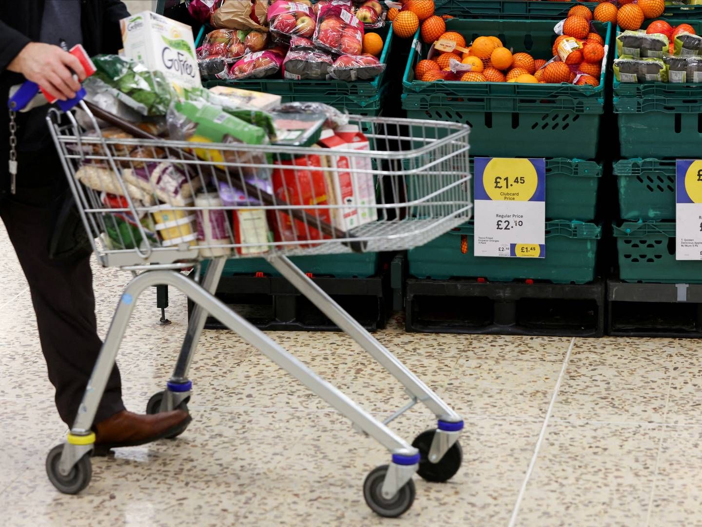 Før lød meldingen, at Tesco skulle ansætte 15.000 i højsæsonen. | Foto: Paul Childs/Reuters/Ritzau Scanpix