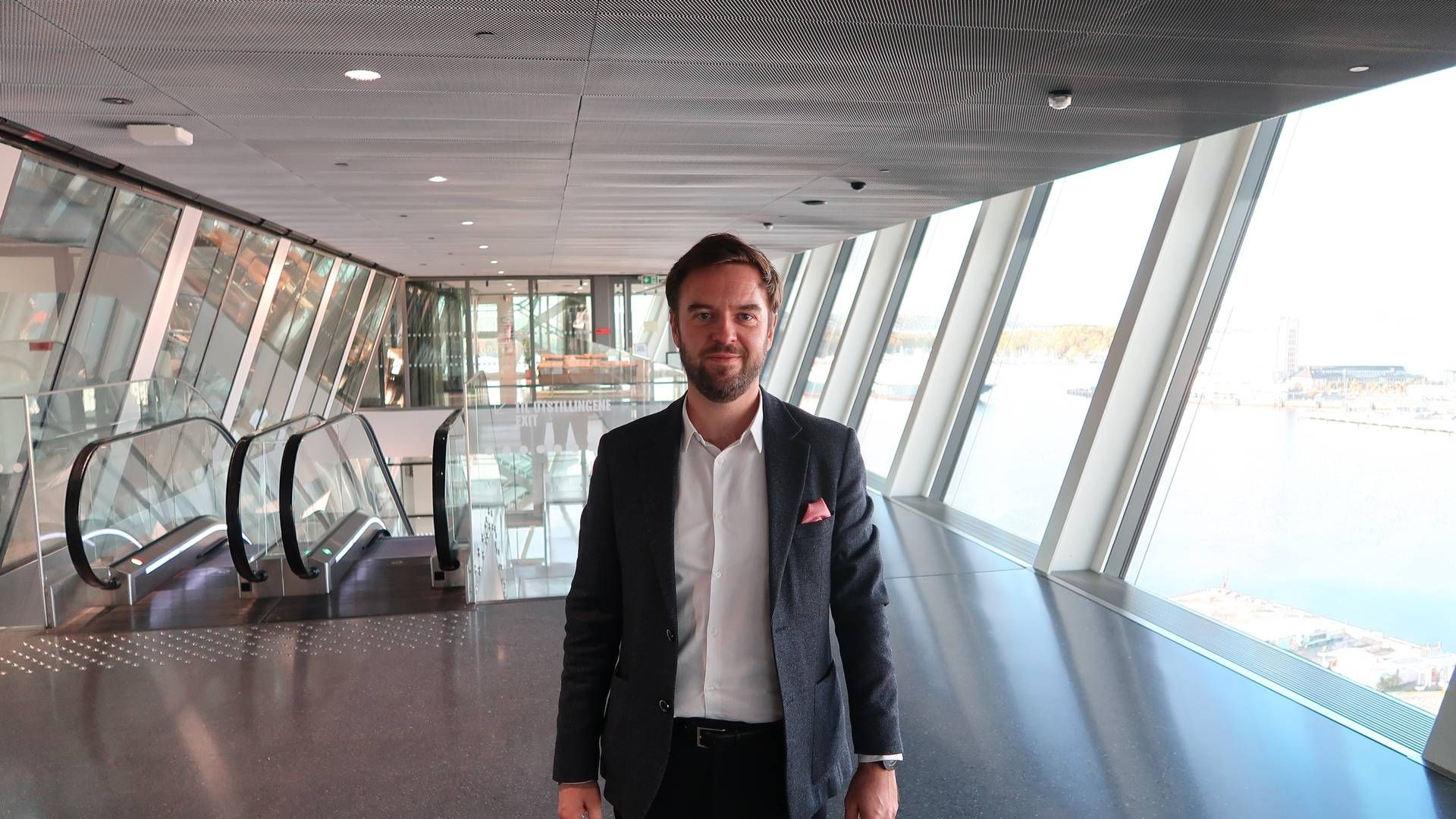 I KLIMAKAMPEN: Nicolas Kozubek står for andre år på rad i spissen for eiendomsmessen Mipim i franske Cannes. Han forteller at bærekraft i år topper messens prioriteringsliste. | Foto: Jørgen Fjellheim / EiendomsWatch