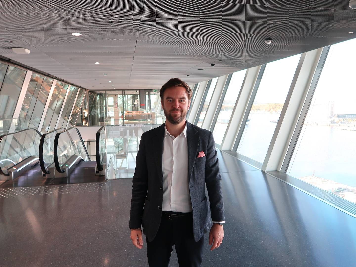 Nicolas Kozubek står for andet år i spidsen for ejendomsmessen Mipim i franske Cannes. Han fortæller, at bæredygtighed i år topper messens prioriteringsliste. | Foto: Jørgen Fjellheim / EiendomsWatch