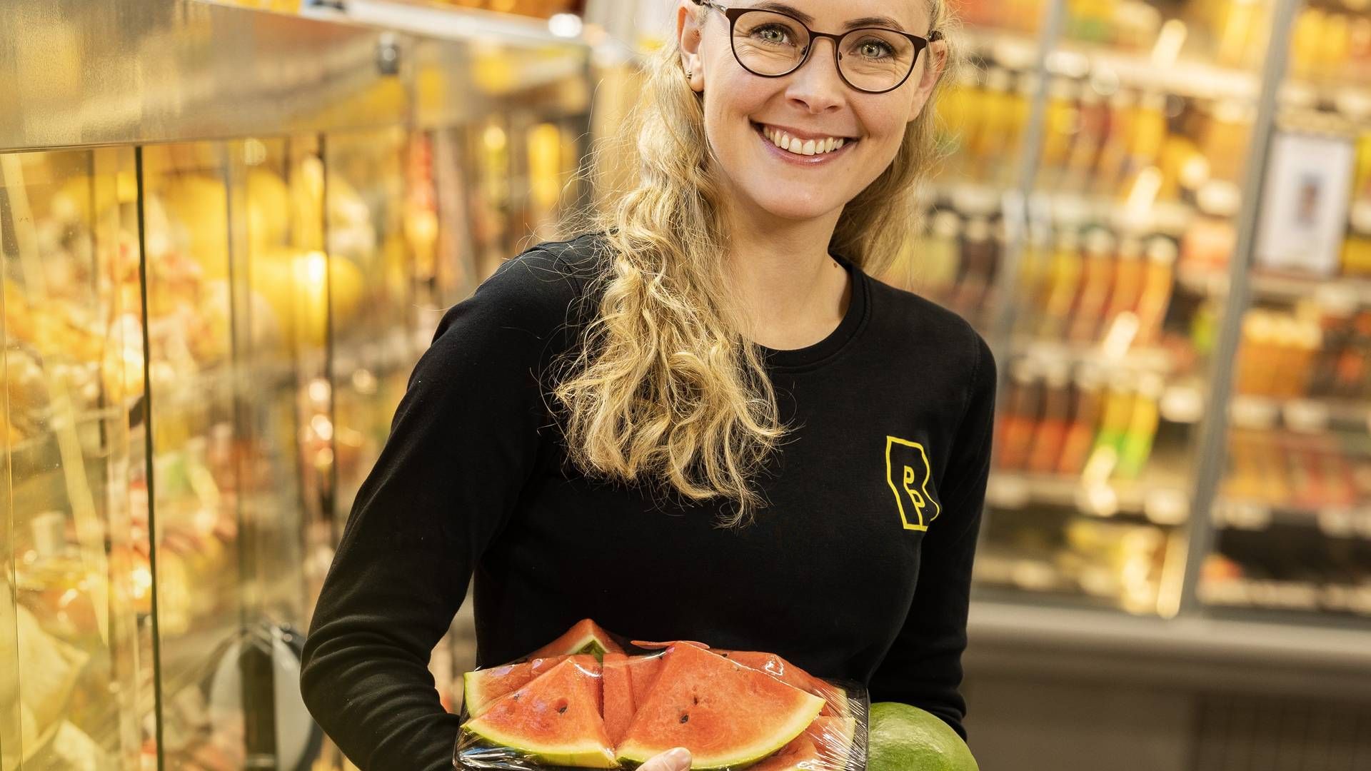 Kine Stenahug fra Bunnpris er årets ambassadør for frukt og grønt. | Foto: Bunnpris