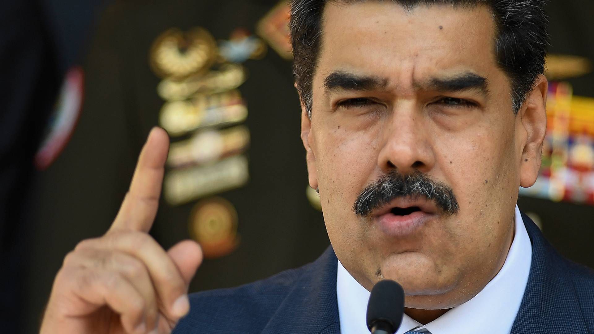 Kun hvis Venezuelas præsident sikrer, at det kommende præsidentvalg foregår demokratisk, vil tilladelsen til at sælge olie og gas blive forlænget. | Foto: Matias Delacroix/AP/Ritzau Scanpix